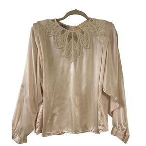 Vintage Sonya Ratay for San Andre silky blouse sz 10